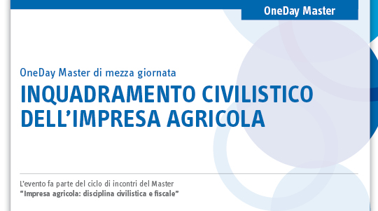 Immagine Inquadramento civilistico dell’impresa agricola | Euroconference